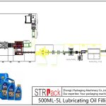 Línia d'ompliment automàtic d'oli lubricant 500ML-5L